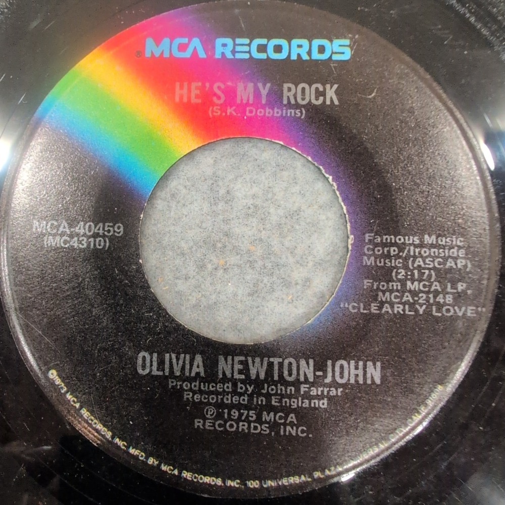 Olivia Newton-John Something Better To Do He's My Rock 45 RPM MCA-40459 - Picture 1 of 3